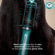 Shark Glossi 2-in-1 Hair Styling Tool & Air Glosser, Hot Tool, Blow Dryer, Wet-to-Dry Styling, 120 Volts, HT302TL Teal