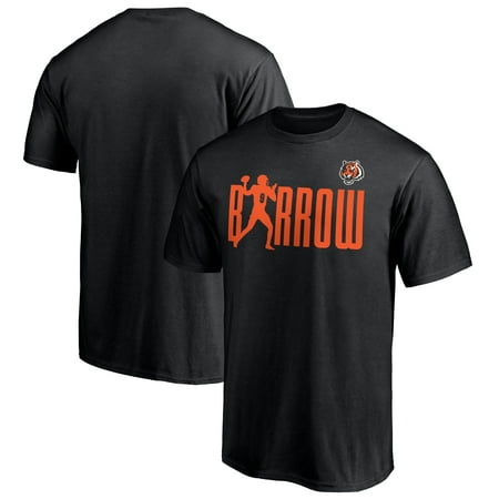 Joe Burrow Cincinnati Bengals Fanatics Branded Checkdown T-Shirt - Black