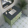 thumbnail image 2 of James Martin Vanities D100-V36-PBO-3CSP Emmeline 36" Free Standing Single Basin Ash Wood, 2 of 7