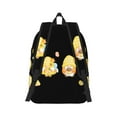 thumbnail image 7 of Easygd Bee Happy Sunflower Gnomes Canvas Backpack: Stylish, Lightweight, and Versatile with Large Capacity and Adjustable Straps –, 7 of 7