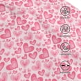 thumbnail image 3 of Fotbe pink heart Gorro Clásico de Béisbol, Gorra Ajustable con Broche Snapback, Gorro de Exterior de Algodón Suave, 3 of 6