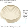 thumbnail image 5 of CatGuru Cat Bowls, Whisker Stress Free Cat Food Bowl, Reliefs Whisker Fatigue, Wide Cat Bowl, Non Slip Cat Food Bowls, Shallow Cat Dish, Cat Feeding & Watering Supplies (Set of 2, Sand), 5 of 7