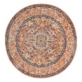 thumbnail image 3 of Unique Loom Lola Collection Area Rug - Traditional (5' 2" Round Brick Red/Ivory), 3 of 12