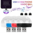 thumbnail image 2 of 4pcs USB Car Atmosphere Light LED RGB Music Sound Control DJ Disco Ball Lamp Home Party USB Disco Light, 2 of 5