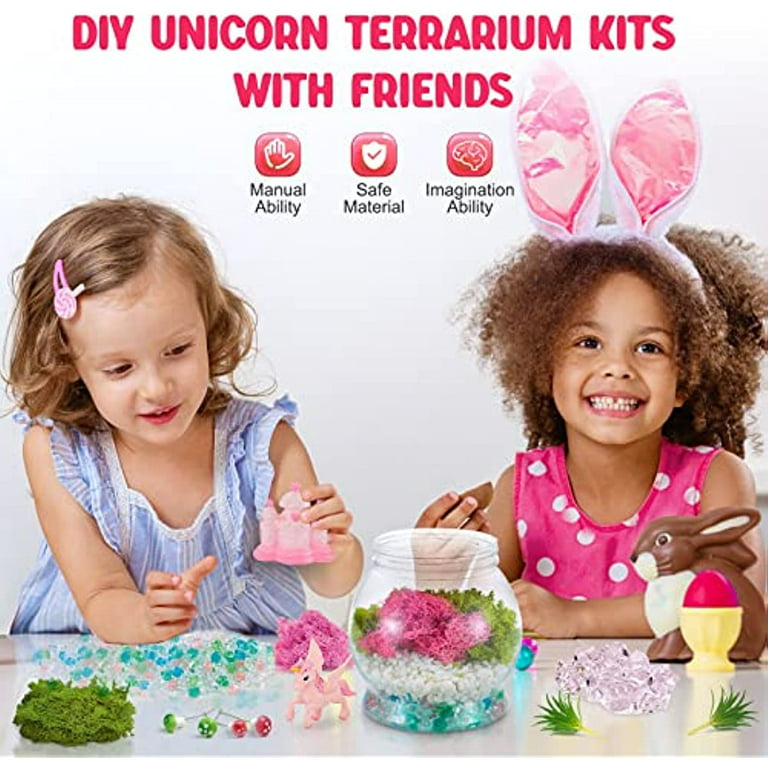 Creativity for Kids Mini Garden: Magical Unicorn Terrarium Kit - Unicorn  Gifts for Girls, Kids Crafts and Unicorn Toys Ages 6-8+,Unique Gifts for  Kids