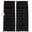 Black, variant on Orange Morocco Blackout Curtains for Bedroom/Living Room, Pinch Pleated Black Out Curtains, Geometric Leaf Diamond Lattice Abstract Room Darkening Window Drapes with Hooks 2 Panels, 59"x70"