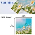 thumbnail image 5 of Coolnut Set of 1 Chamomile Daisy Satin Napkin Square 20 Inches Table Napkins Soft Smooth Decorative Napkins for Wedding Banquet Party Decoration, 5 of 6