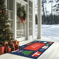 thumbnail image 6 of Hometravel Christmas Floor Mat, Festive Holiday Rug for Living Room Bedroom Kitchen, Decorative Bath Mat for Seasonal Home Decor, Party Celebration, 6 of 6