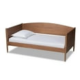 thumbnail image 1 of Allora Mid-Century Ash Brown Finished Wood Daybed, 1 of 8
