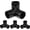 Black, variant on 3 Way PVC Pipe Fittings 1/2 Inch, White PVC Elbow Corner Side Outlet Tee Fitting, SCH40 Furniture Grade Pipe Connectors - Fits 1/2" Polyvinyl Chloride Pipes, 4 Pieces