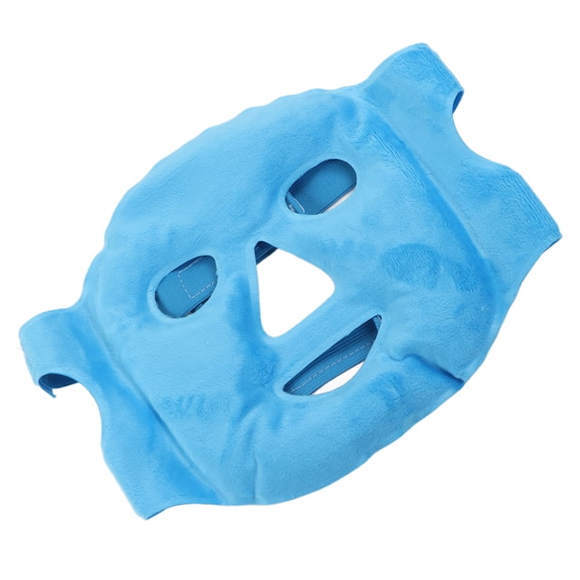 Cubierta Facial De Hielo Caliente, Cubierta Suave Para La Cara Con Cuentas De Gel Para Aliviar El Estrés, Delicada Y Reutilizable Para La Oficina