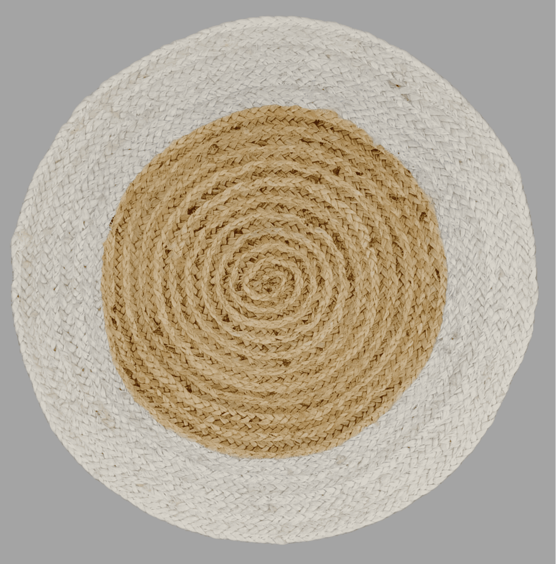Handwoven Natural Jute Area Rug – Eco-Friendly, Durable & Stylish Floor Décor Rug, Rural Rugs Size - 2 x 2 Feet Round (60 cm x 60 cm)