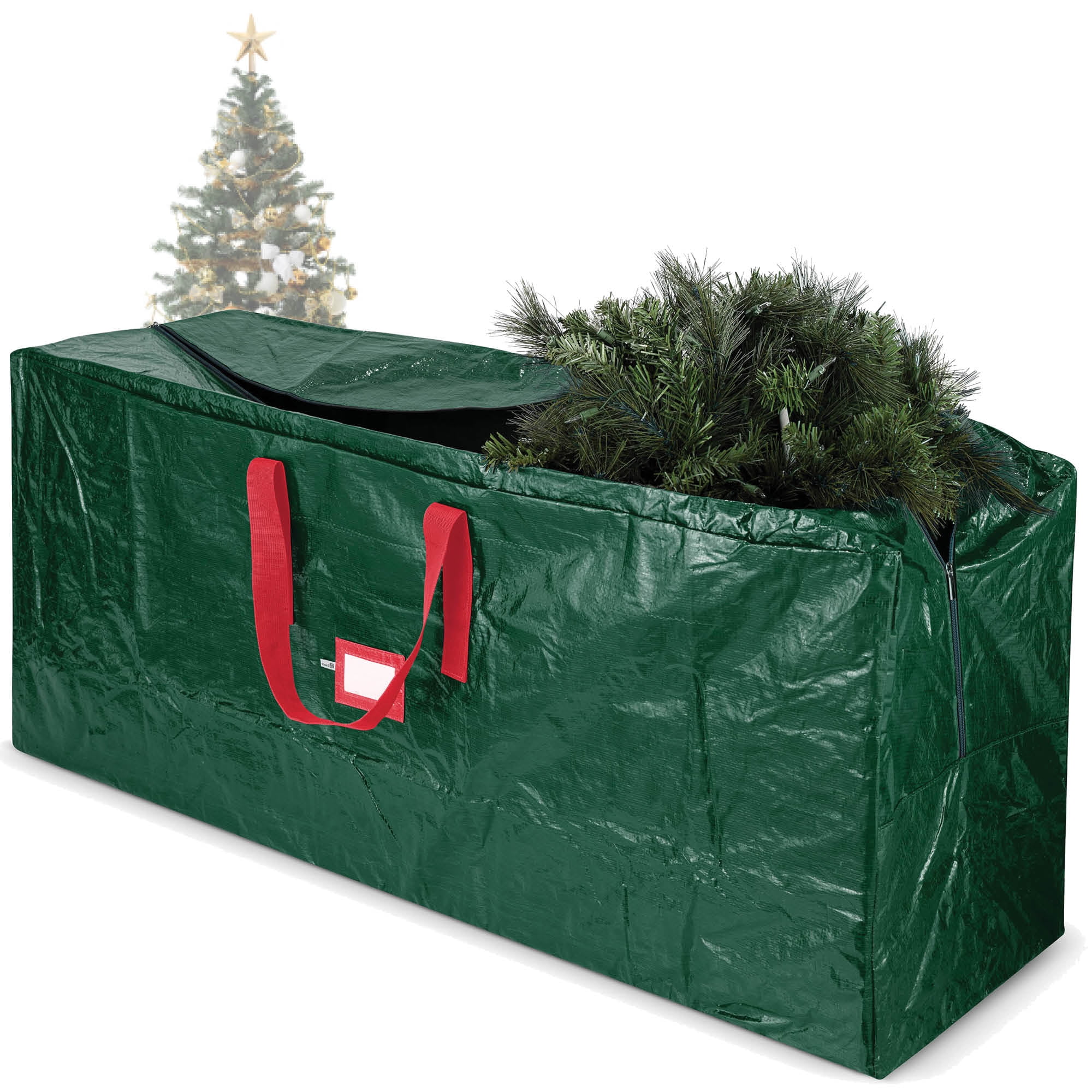 Christmas Tree Storage Bags Large Size For 7Ft Tree Red 48/" X 15/" X 22/"