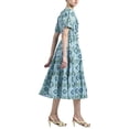 thumbnail image 3 of Derek Lam 10 Crosby womens  Thalia Puff Sleeve V-Neck Dress, 2, 3 of 4