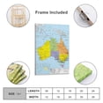 thumbnail image 2 of Australia Map Posters Room Aesthetic Poster Print Art Wall Painting Canvas Posters Gifts Modern Bedroom Decor 08x12inch(20x30cm), 2 of 6