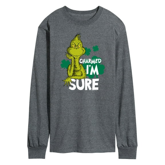 The Grinch - Charmed Im Sure - Men's Long Sleeve T-Shirt