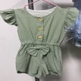 thumbnail image 5 of Filles Garçon Coton Court Romper Combinaison Combinaison Vêtements Tenue de Soleil, 5 of 5