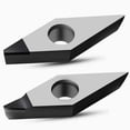 thumbnail image 2 of 2PCS VCMT1604/1103 PCD/CBN Tipped Turning Insert CNC Lathe Cutter, 2 of 6