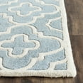 thumbnail image 3 of SAFAVIEH Chatham Diego Geometric Wool Runner Rug, Blue/Ivory, 2'3" x 7', 3 of 8