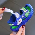 thumbnail image 6 of WAVSUF Casual Sandals for Toddler Boys Open Toe Anti Slip Soft Sole Summer Breathable Trendy Shoes Blue Size 10 Little Boys, 6 of 9