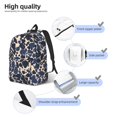 thumbnail image 5 of Casual Canvas Backpack Without Interlayer Large Capacity Stick Bag Design For Outdoor Shopping Office Outdoor Sports Animal Print Style Mediumslateblue_4 Medium, 5 of 7