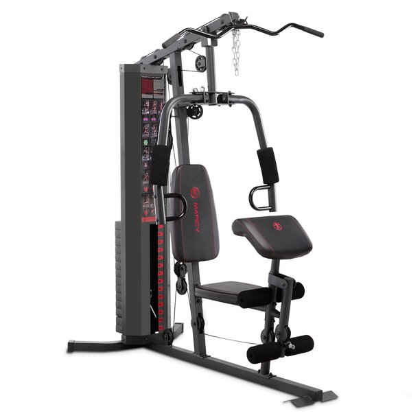 Marcy 150lb. Stack Home Gym with Pulley, Arm, and Leg Developer