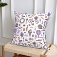 thumbnail image 6 of Throw Pillow Covers Set of 4 Lavender Flowers Bike Soft Decorative Pillowcase for Couch Living Room Bed Sofa, Square Pillow Covers Pillow Protector with Zipper, Home Decor 16"x16", 6 of 7