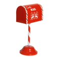 thumbnail image 1 of Buzón Navideño Caja Decorativa para Cartas Ornamento Metálico Diseño Clásico Duradero Fácil de Instalar Adecuado para Hogar Trabajo Festivos, 1 of 9