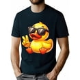 thumbnail image 1 of [Camiseta retro de pato amarillo] Divertida camiseta retro de pato de goma amarillo de los años 70 y 80 - Hombre (220 g), 1 of 7