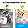 thumbnail image 6 of Deyuer Pet Collar Reflective Adjustable Strap with Little Bell Button Safety Nylon for Airtag Tracker, 6 of 10