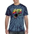 thumbnail image 2 of Wild Bobby, Technicolor Colorful Tiger Roaring, Animal Lover, Tie-Dye Tees, Spiral Navy, Large, 2 of 3