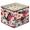 Multicolor 2, variant on Jiaoprinted Starry Night Galaxy Space Shoe Storage Box with Adjustable Dividers, Large Shoe Organizer with Clear Transparent Lid, Stars Foldable Stackable Shoes Storage Bin for Closet Entryway