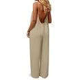thumbnail image 2 of Women's Casual Sleeveless Wide Leg Jumpsuit with Pockets Loose Fit Summer Romper, 2 of 5