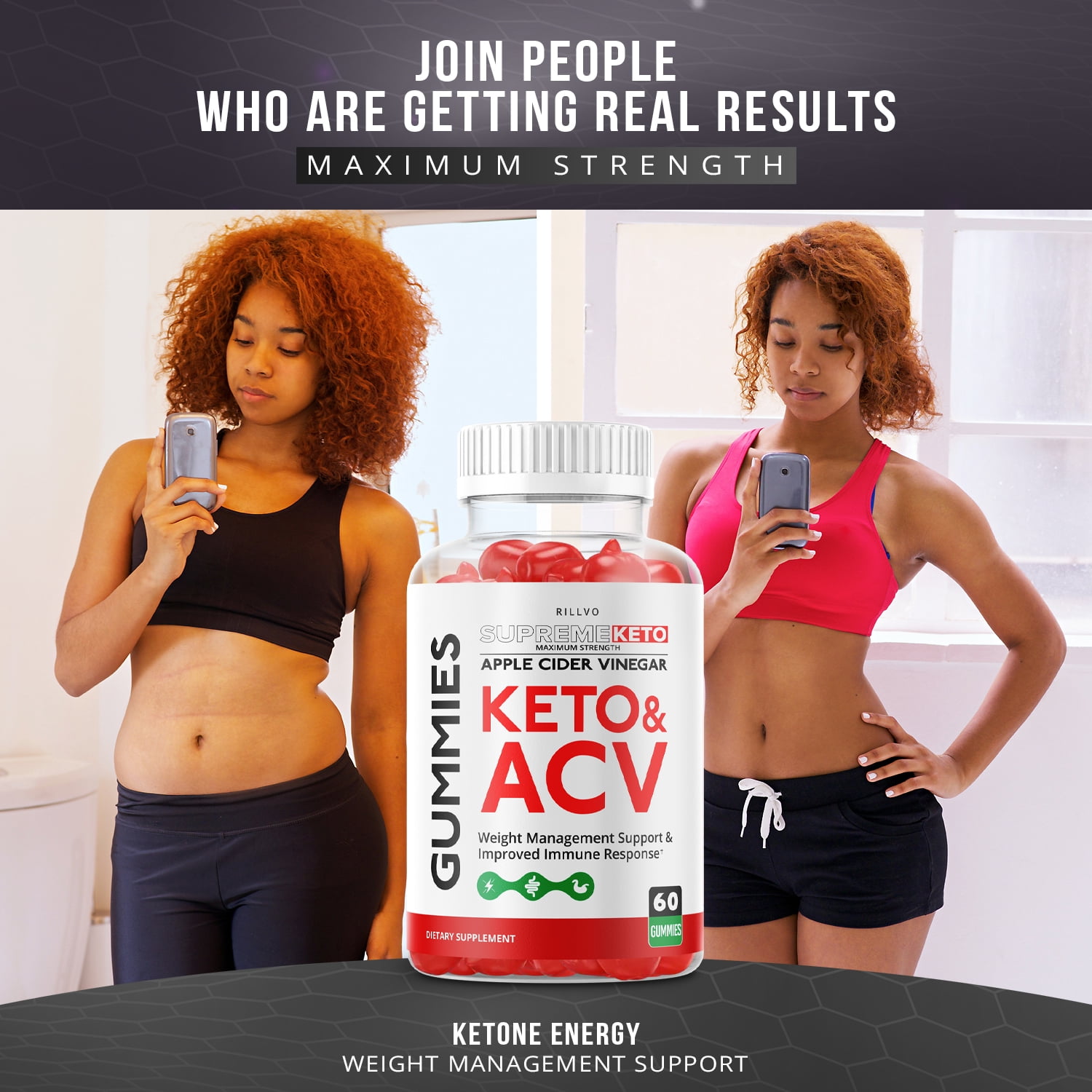(5 Pack) Supreme Keto Gummies - Supreme Keto ACV Gummy’s - Supplement for Weight Loss - Energy & Focus Boosting Dietary Supplements for Weight Management & Metabolism - 300 Gummies