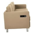 thumbnail image 2 of OSP Home Furnishings Atlantic Sofa with Dual Charging Station in Dillon Black Fabrics, 2 of 3