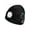 Black, variant on Zukuco Unisex Bluetooth Beanie with Headlight, LED Music Beanie, Rechargeable Musical Knitted Cap for Men Women Gifts