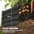 thumbnail image 4 of Outsunny 8x4x1ft Galvanized Raised Garden Bed, Open Bottom, Dark Grey, 4 of 10