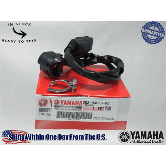 Yamaha Genuine OEM Authentic Lh Map Control Kill Button Switch D02-83975-00-00