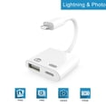 thumbnail image 6 of Lightning to USB OTG Adapter Camera Mouse U-disk Converter Charger Cable for i-Phone, 6 of 13