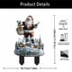 thumbnail image 2 of Acrylic Snowman And Santa Claus Garden Pile Indoor And Outdoor Potted And Yard Wear Ground Plug, 2 of 4