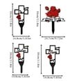 thumbnail image 3 of Mother's Day Mom Memorial Grave Markers for Cemetery Cardinals Heart Memorial Plaque Stake Double Sided Metal Sympathy Grave Decorations for Cemetery, 3 of 7