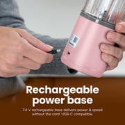Ninja Blast Portable Personal 18 Oz Blender w/ Leak Proof Lid & Easy Sip Spout, Rechargeable Base, BC150GN Green