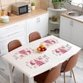 thumbnail image 3 of Pink Merry Christmas Placemats Set of 4 Xmas Tree Placemat for Kitchen Dining Table 18"x12" Winter Theme Snowflake Table Place Mats Happy New Year Indoor Outdoor Decor Table Mats, 3 of 4