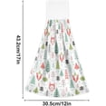 thumbnail image 3 of GZHJMY Forest Animals Kitchen Hand Towels Set of 2 Pine Tree Hanging Tie Towels Dishcloth Super Soft Luxury Washcloths Bathroom Toilet Decor, 3 of 7
