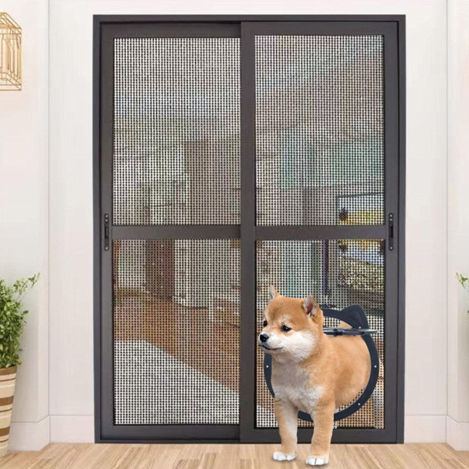 Dog Door Indoor Screen Door For Cats Cat Window Door Dog Door Pet