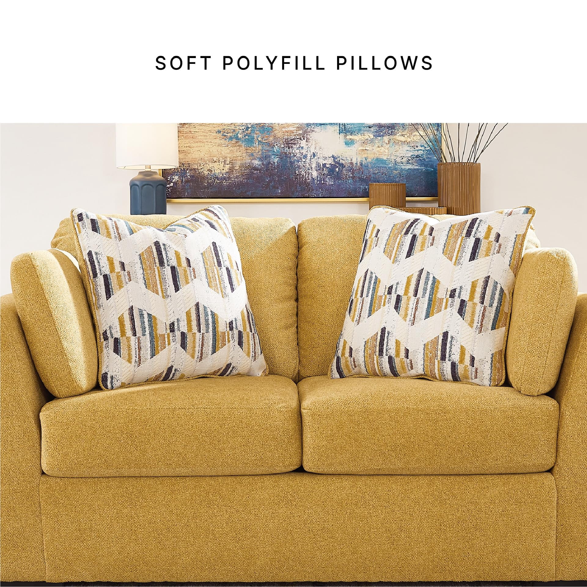 Signature Design by Ashley Keerwick Yellow Loveseat