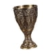 thumbnail image 2 of Copa medieval vintage, cristalería ceremonial, aniversario, elegante diseño tallado Bronce, 2 of 9