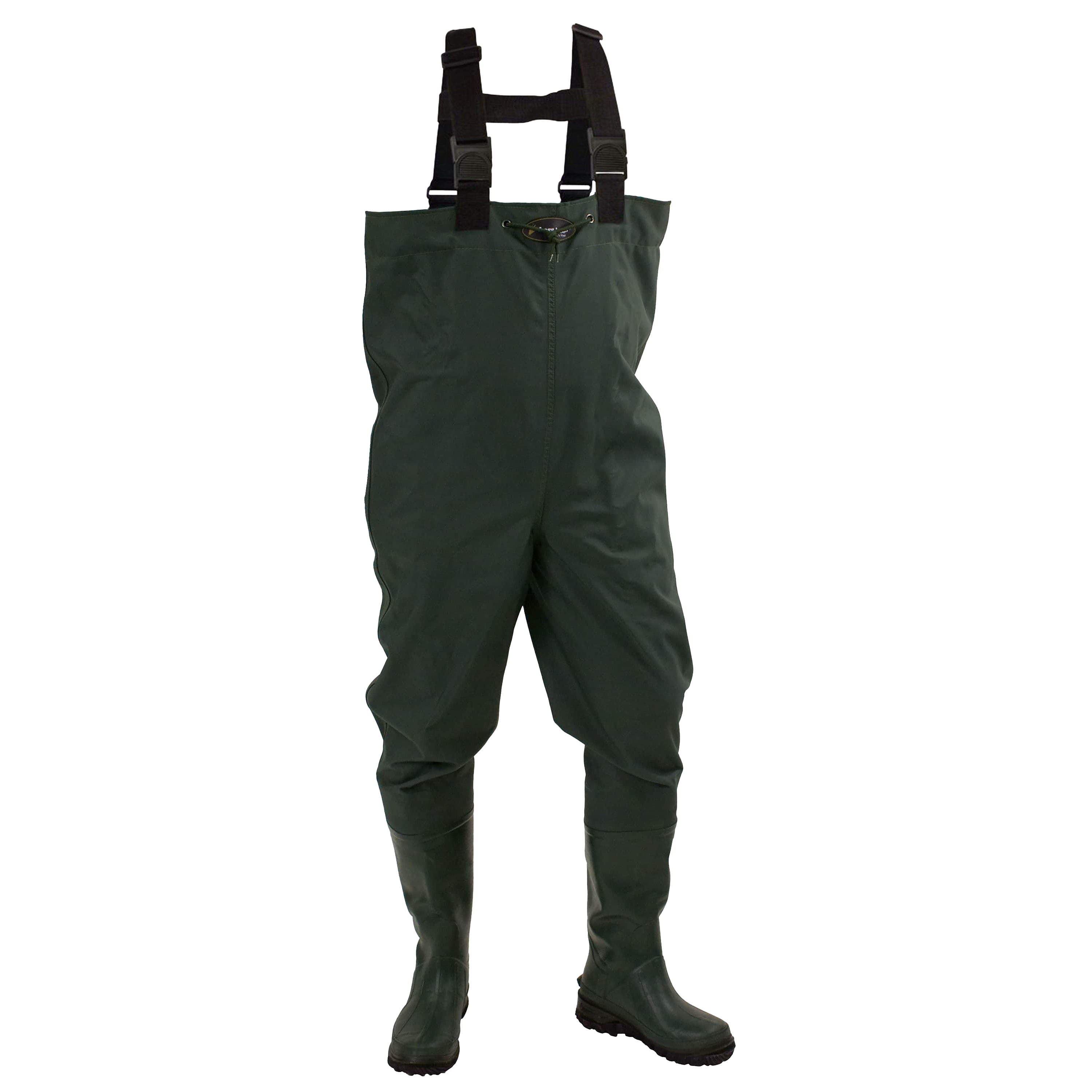Men's Cascades 2-Ply Bootfoot Poly/Rubber Cleated Chest Wader | Green | Size 09 - image 2 of 2