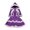 Christmas 5#Purple, variant on oqasdz Christmas Outfits Bunny Girls Dress Outfit with Red Santa Hat Cape Spaghetti Straps and Shawl Party Evening Stylish
