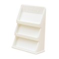 thumbnail image 3 of Estante de almacenamiento para casa de muñecas, accesorios para muebles de casa de muñecas, multifuncional, inclinado blanco, 3 of 8